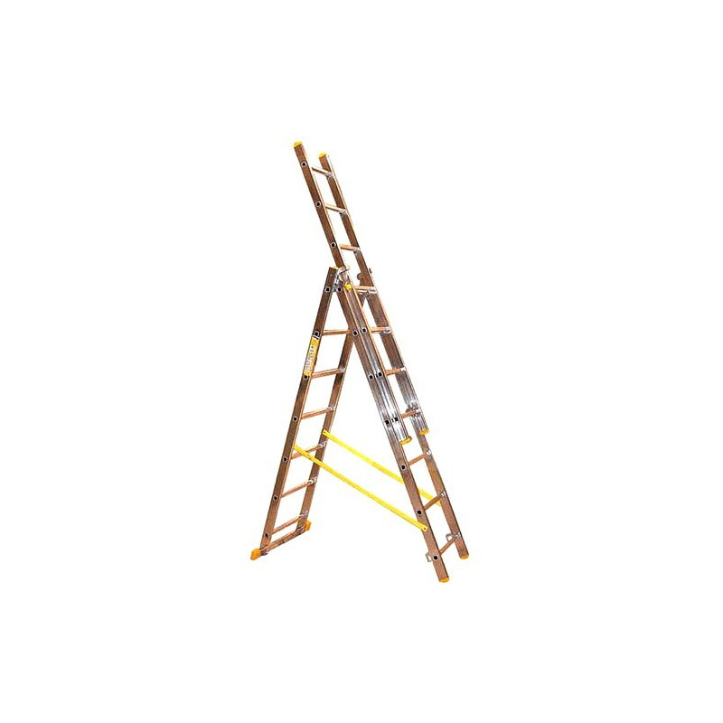 Scala Trasformabile Tripla in Alluminio Maurer EN131