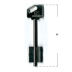 Duplicate Key for Locks-Mortice Double Sided Lock CR