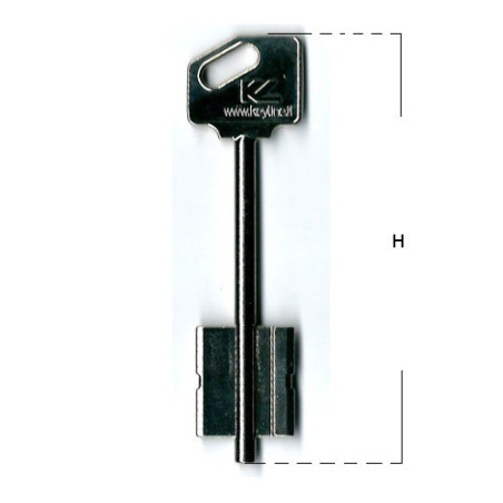 Duplicate Key for Locks-Mortice Double Sided Lock CR