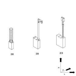 Adaptable Brushes for Tools AEG-Milwaukee