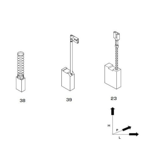 Adaptable Brushes for Tools AEG-Milwaukee