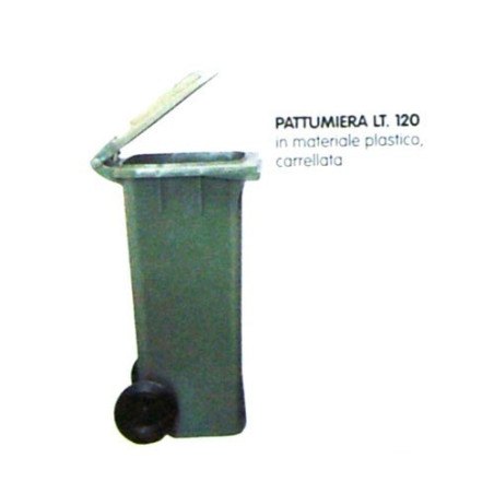 Pattumiera Con Ruote 120 Lt