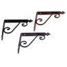 Wrought Iron Shelf bracket mod. ''Rustica'' cm 22.5