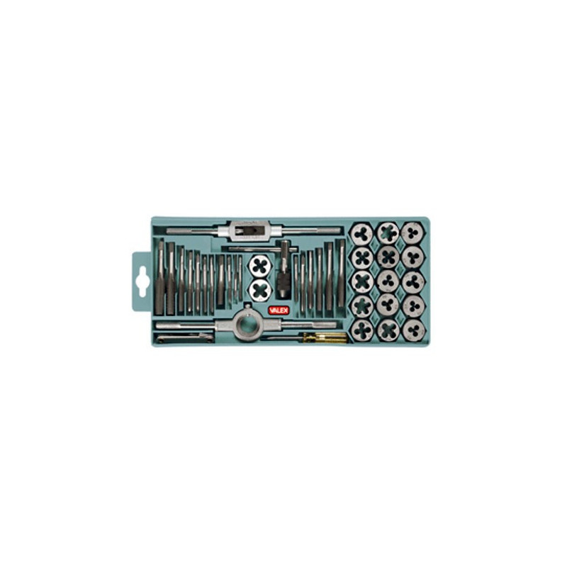 Taps and Dies in Set Box 40 Pieces