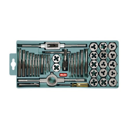 Taps and Dies in Set Box 40 Pieces