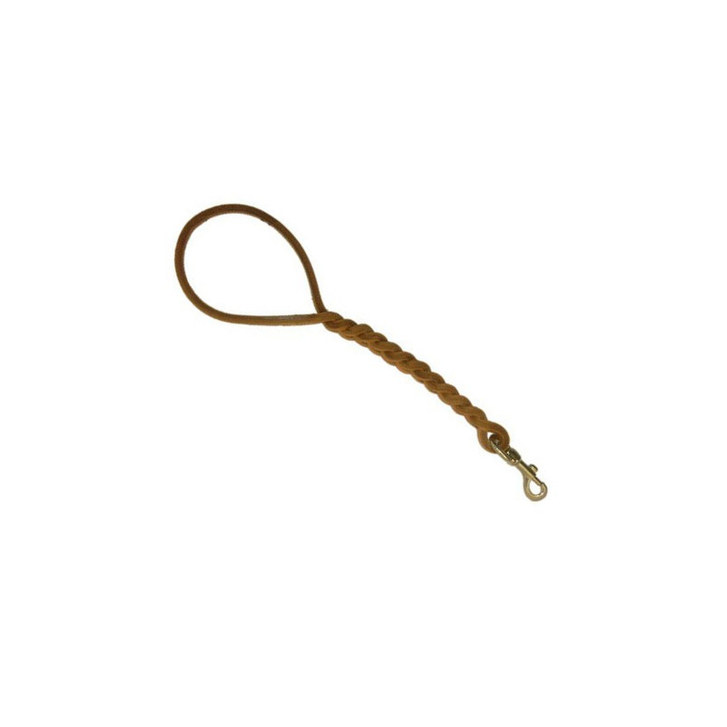 Guinzaglio in Cuoio a Treccia per Cane