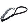 Leather Leash for Dog with Plait with Spring