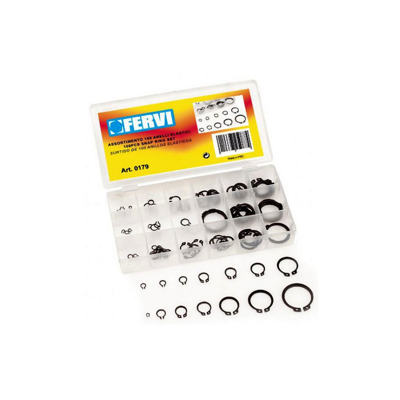 Assortimento di Anelli Elastici 100 pz