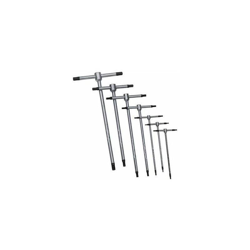 Set 7 T Wrenches for Male Hex Screws