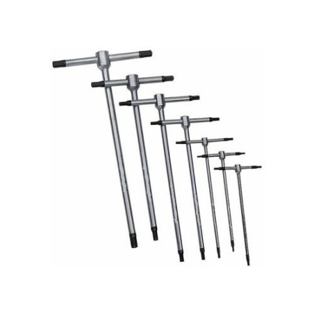 Set 7 T Wrenches for Male Hex Screws