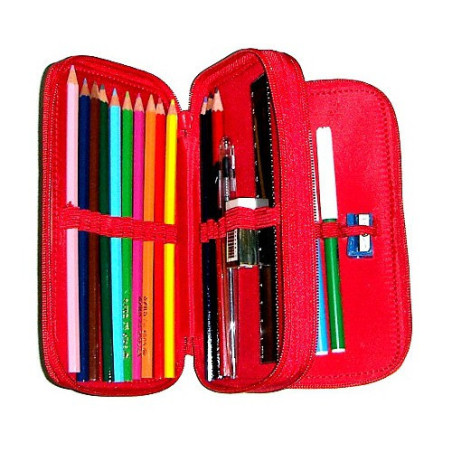 Astuccio Con Accessori Scuola Time