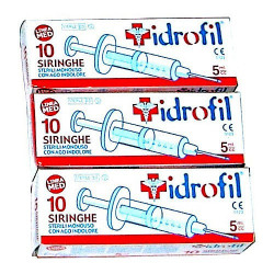 Disposable Syringes with a Needle 5 cc 10 Pcs