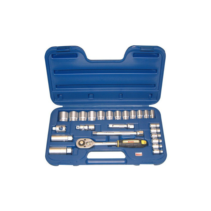 Cassetta Chiavi a Bussola 25 Pz 3/8'' Norwik