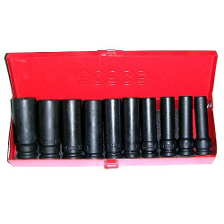 Set 10 Pcs Compass Long keys Impact 1/2''