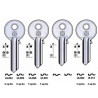 Universal Flat keys for cylinder locks series Big