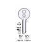 Flat Keys for Cylinder Locks Corni Yale