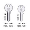 Flat Keys for Cylinder Locks Cisa