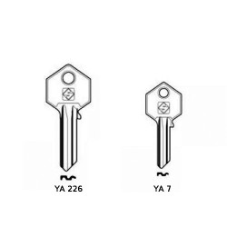 Flat keys for cylinder locks Yale