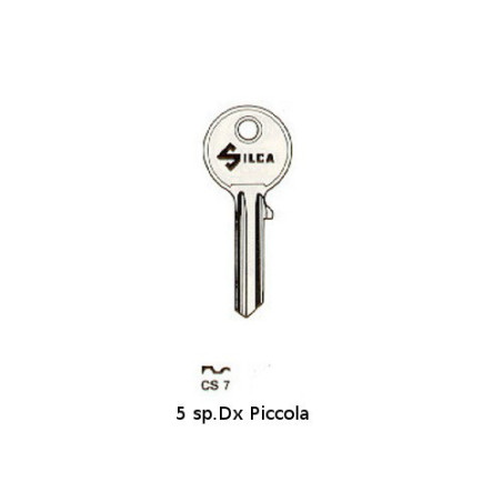 Flat key for Cylinder Locks Cisa 5 sp.Small