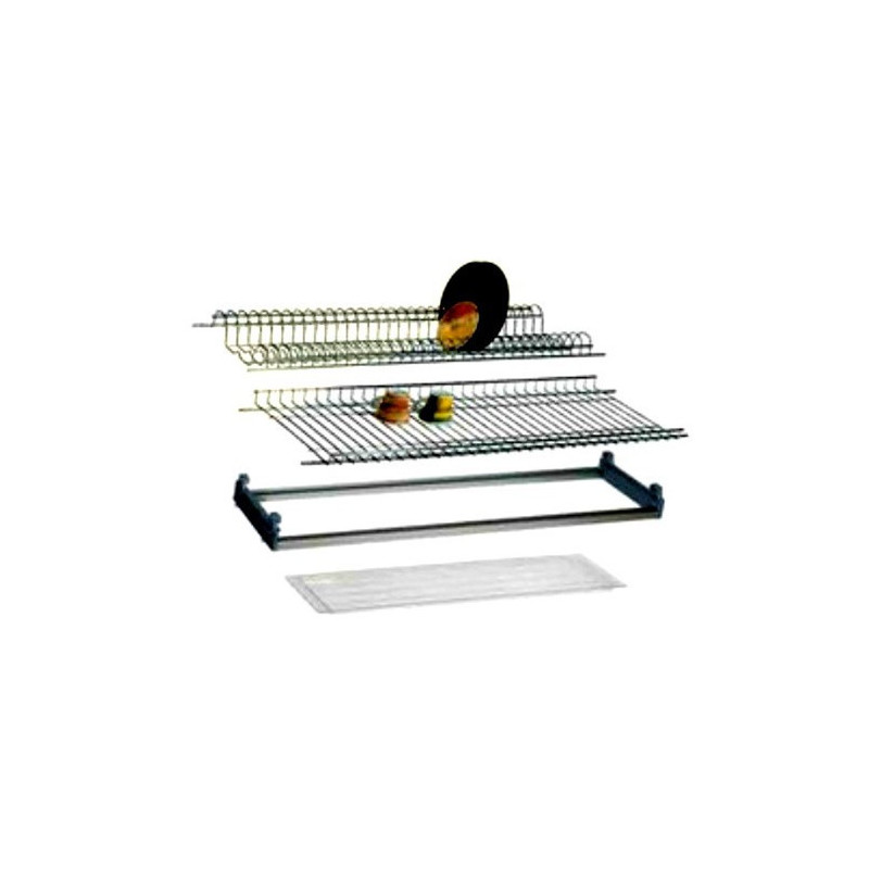 Scola Piatti in Kit con Supporti in PVC