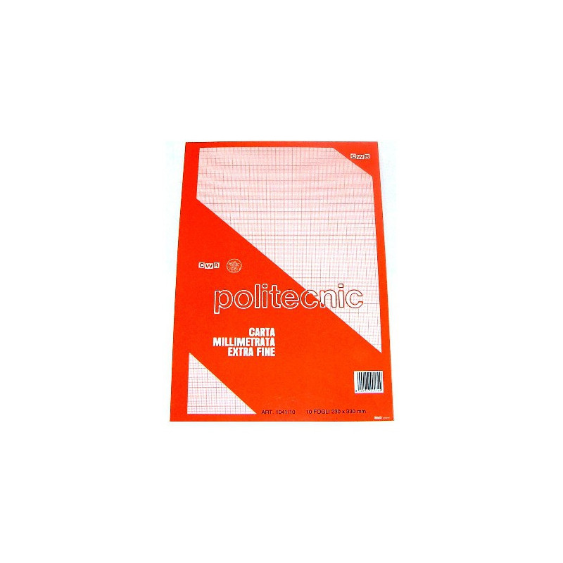 Millimetric Paper 10 Sheets CWR