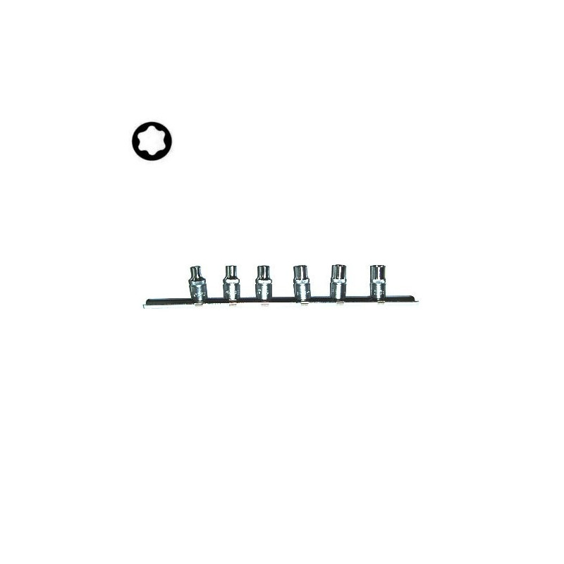 Set on Socket holder for Wrenches Torx 1/4''