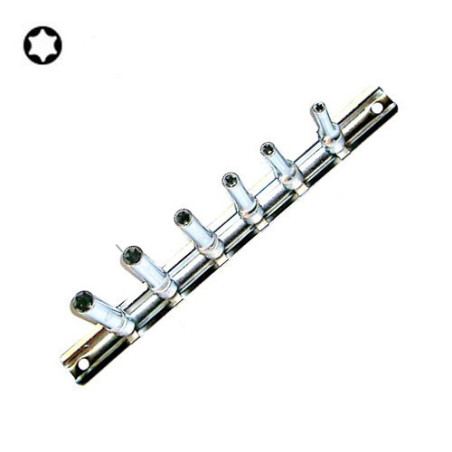 Set on Socket holder for long Wrenches Torx 1/4''