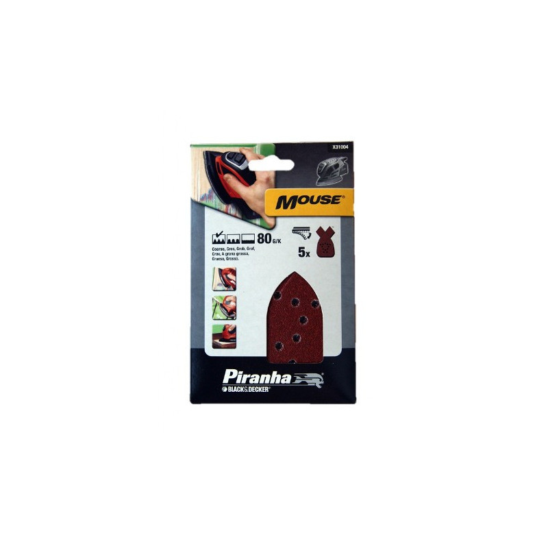 Carta Vetro con Velcro per Mouse Black&Decker KA161BC