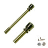 Shine Brass Adjustable Net Rod With Ends