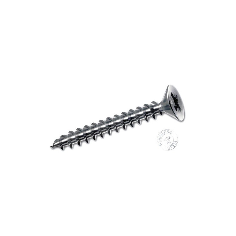 Stainless Steel Wood Screws cr Flat Head Panelvit 