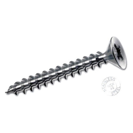 Stainless Steel Wood Screws cr Flat Head Panelvit 