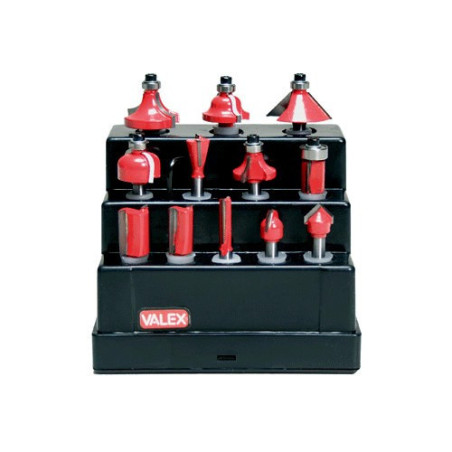 Frese per Legno Serie 12 pz codolo 6 mm