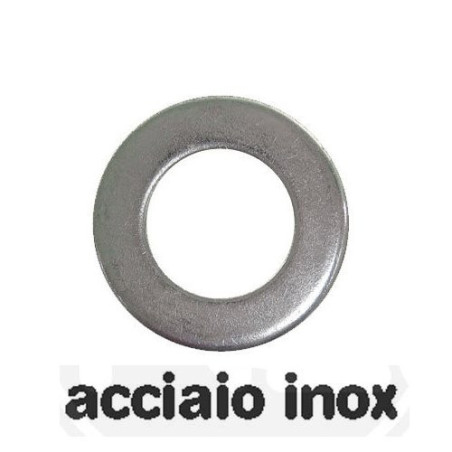 Rondelle Piane in Acciaio Inox
