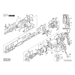 Spaccato Bosch GBH22-2RE
