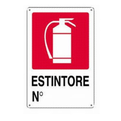 Cartello Estintore