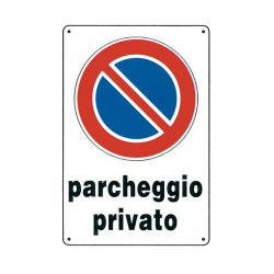 Information Sign Notice Private Parking