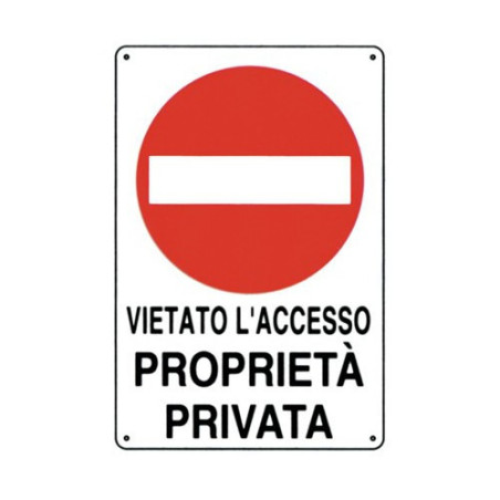 Cartello Divieto di Accesso