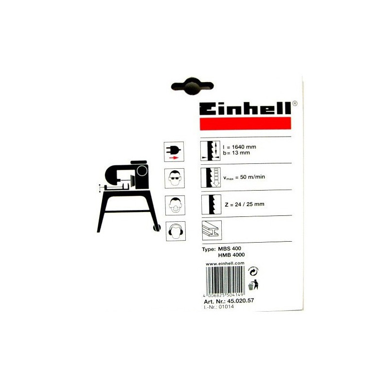 Lama per Sega a Nastro Einhell MBS400