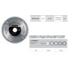 Circular Saw Blade 216x30x2.6 Z 60
