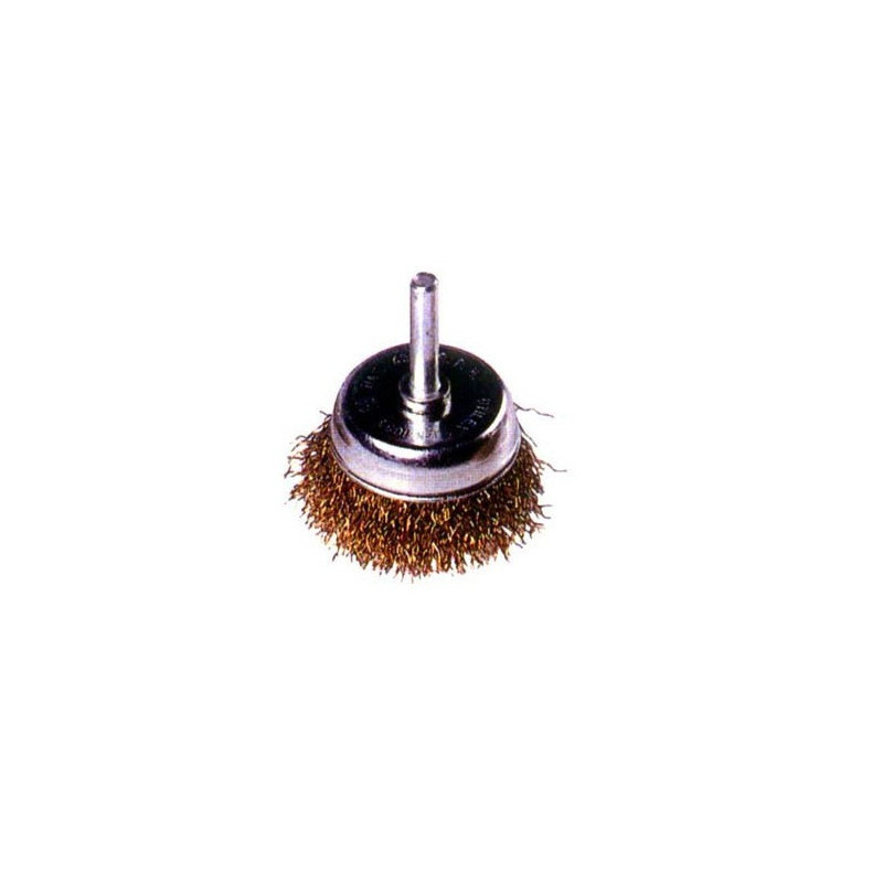 Cup Brush Steel Crimped Wire With Shank Axel FU1715