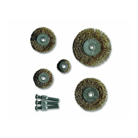 Set Spazzole Circolari 5 pezzi Hit 117045