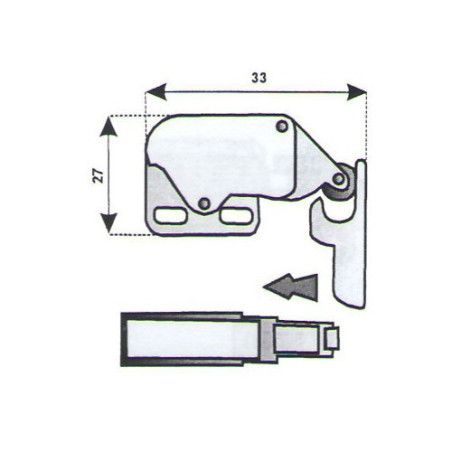 Doorstop Catch with Roll Type Elephant