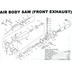 Seghetto  ad aria compressa Uno Air B11