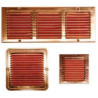 Copper Embedded Rectangular Ventilation Grille 