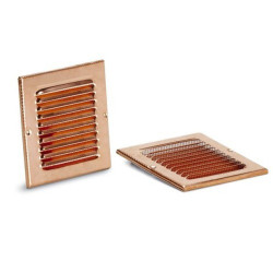 Copper Embedded Rectangular Ventilation Grille 