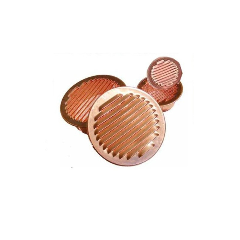 Griglia Rame Tonda Incasso 120 mm