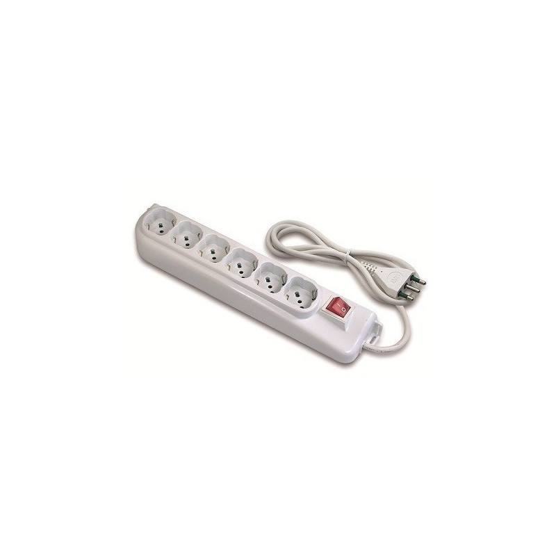 Multipresa 6 Schuko Con Interuttore Axel FU8322