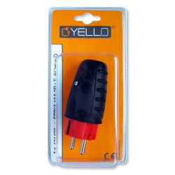 Spina Shuko Rubber 16A2P+T Yello 131428