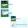 Piscina Frame Rettangolare cm 549x274x122h