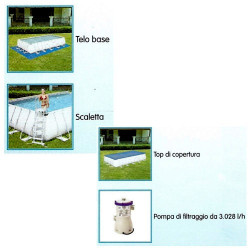 Rectangular Swimming cm 488x274x122h